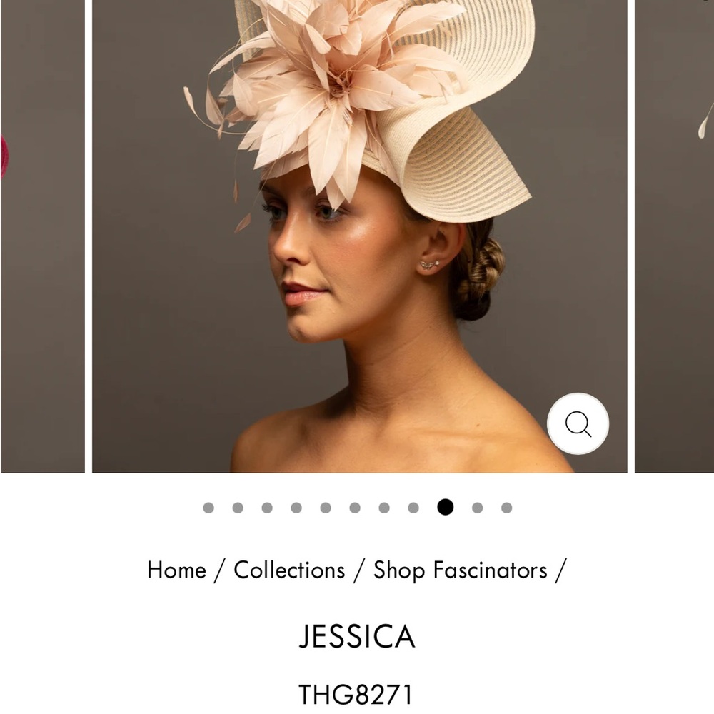Hat Girls Jessica Cream Fascinator